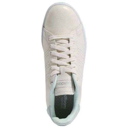adidas Women's Advantage bold Cloud White / Dash Green EH2056 Size UK 5 (SA 5)